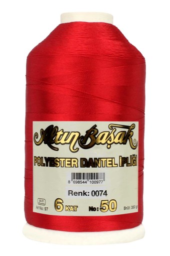 ALTINBAŞAK - Altınbaşak Dantel İpliği No:50 6 Kat 350 Gr Polyester Renkli (1)