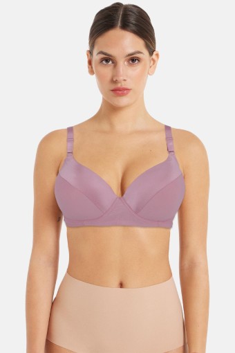 ACEMOĞULLARI - Acemoğlu Kadın Toparlayıcı Sütyen Kulaklı D Cup Balenli - Pembe