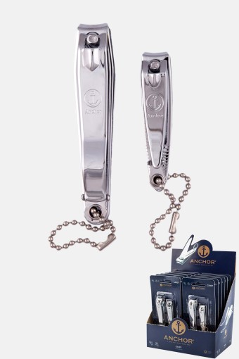 ANCHOR - Achor Unisex Çiftli Düz Kartelalı Tırnak Makası El Ayak Set