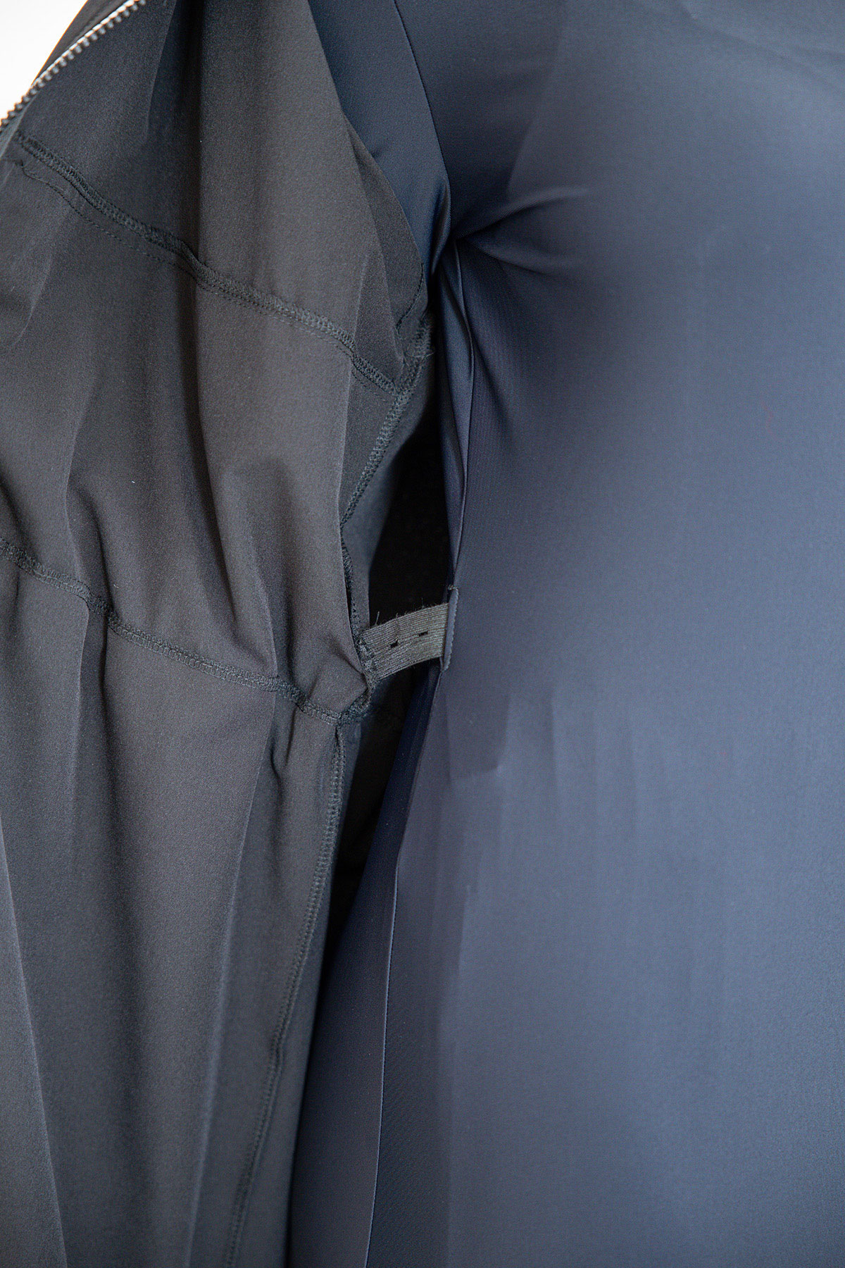 Adasea Kadın Tam Kapalı Tesettür Mayo Jileli Spor Likralı - Siyah - Thumbnail