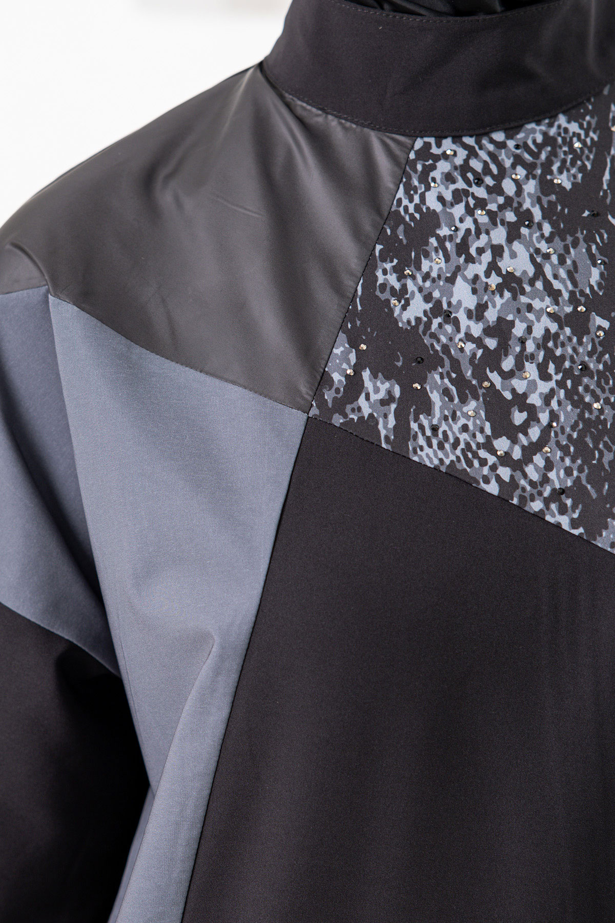 Adasea Kadın Tam Kapalı Tesettür Mayo Kol Paça Lastikli Spor Likralı - Siyah - Thumbnail