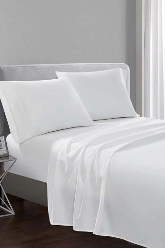 AKFİL - Akfil Tek Kişilik Desensiz Otel Nevresim Takımı 160x220