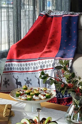 AKSU - Aksu Battaniye Tek Kişilik Geyikli Carmelo Pamuklu