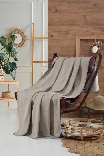 AKSU - Aksu Brighton Collection TV Battaniyesi Düz Pamuklu (1)