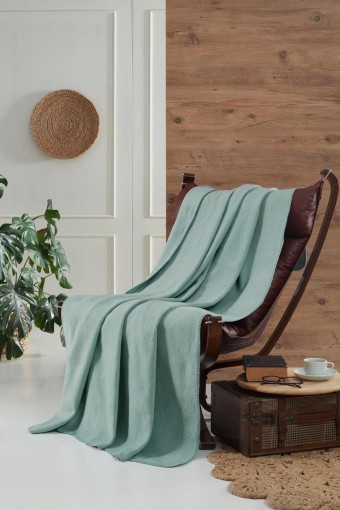 AKSU - Aksu Brighton Collection TV Battaniyesi Düz Pamuklu (1)