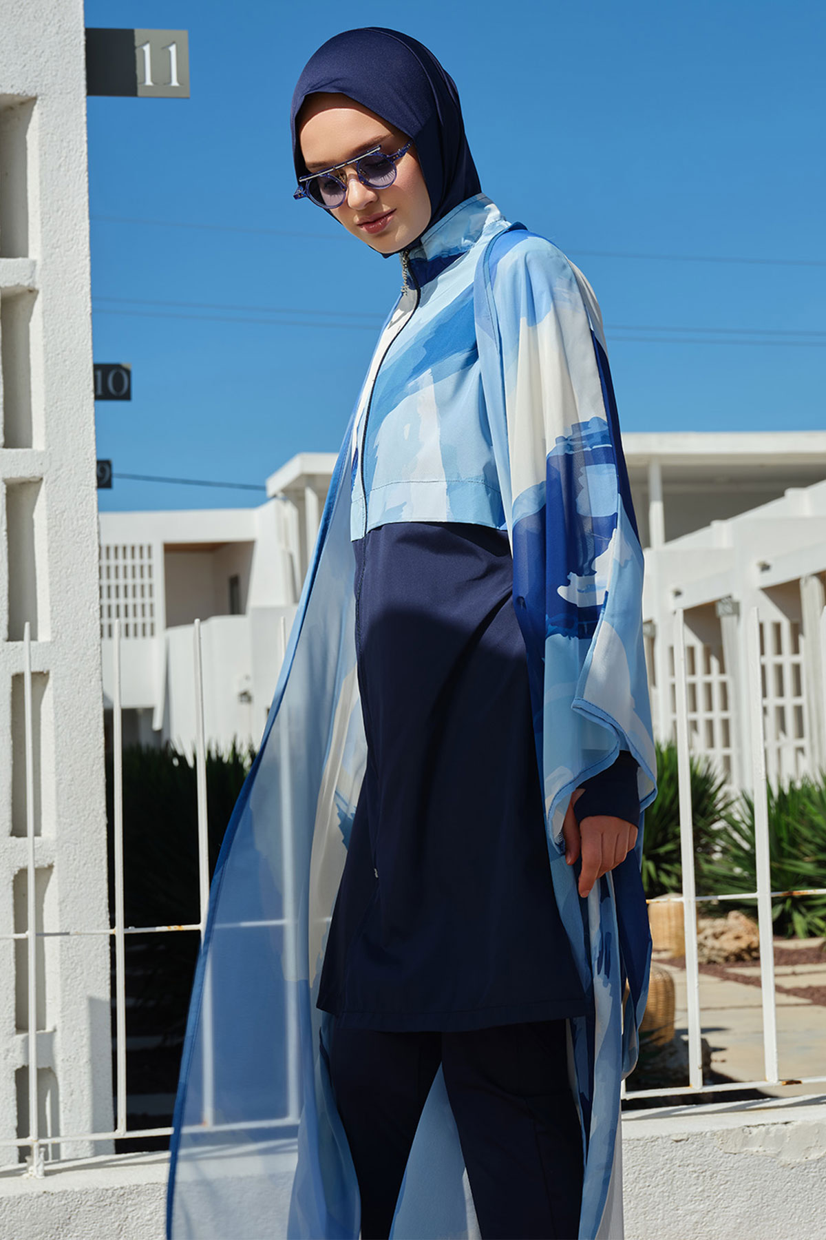 Alfasa Kadın Desenli Pareo Tül - Thumbnail