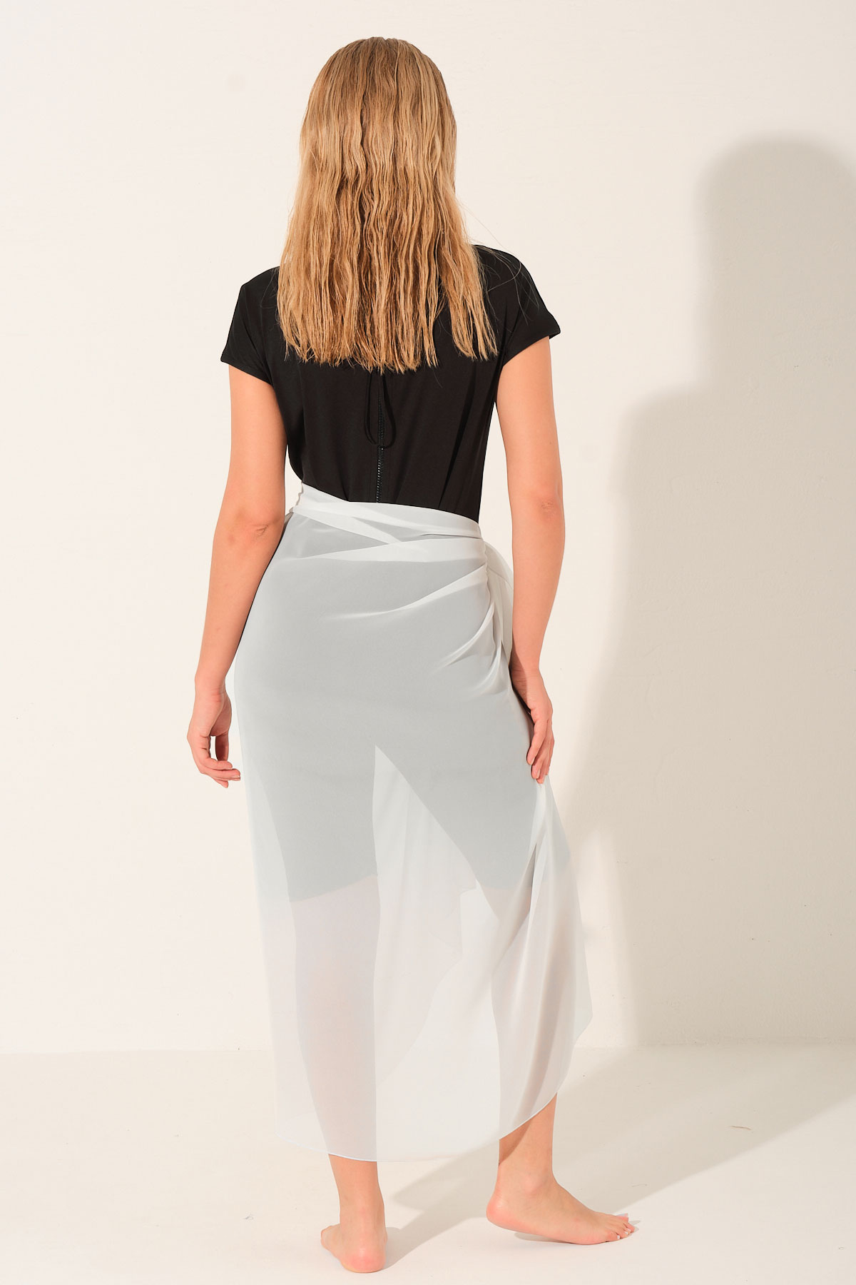 Alfasa Kadın Pareo Tül - Thumbnail