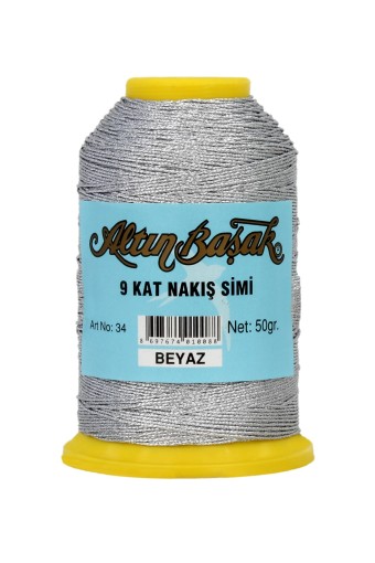 ALTINBAŞAK - Altınbaşak 9 Kat Nakış Simi 50g