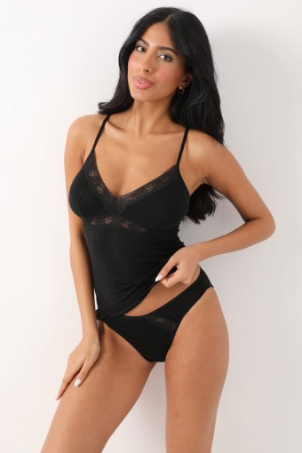 ALVİN - Alvin Kadın Çeyizlik Kaşkorse Takım Dantelli