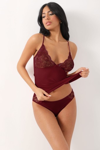 ALVİN - Alvin Kadın Çeyizlik Kaşkorse Takım Dantelli (1)