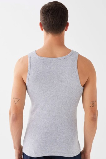 Anıt Erkek Kalın Askılı Penye Atlet - Gri - M - Thumbnail (2)