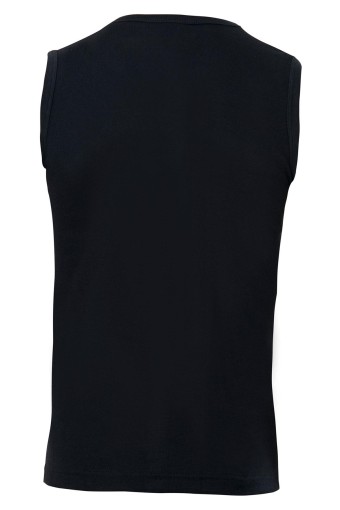 ANIT OUTLET - Anıt Erkek Ribana Sıfır Kol Atlet V Yaka - Siyah - 5 (L) (1)