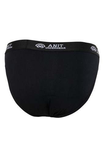 ANIT OUTLET - Anıt Erkek Ribana Slip Külot - Siyah - 3 (M) (1)