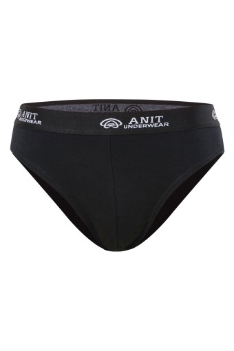 ANIT OUTLET - Anıt Erkek Ribana Slip Külot - Siyah - 3 (M)