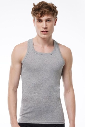 ANIT - Anıt Erkek Ribana Sporcu Atlet - Gri - 7 (2XL)