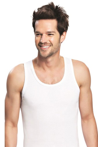 ANIT - Anıt Erkek Penye Sporcu Atlet - Beyaz - 2XL (1)