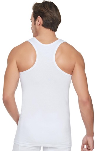 Anıt Erkek Penye Sporcu Atlet - Beyaz - XL - Thumbnail (2)