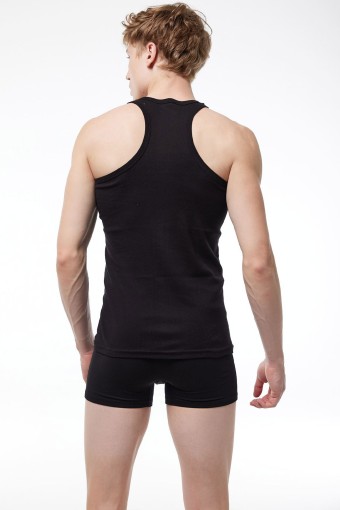 Anıt Erkek Ribana Sporcu Atlet - Siyah - XL - Thumbnail (2)