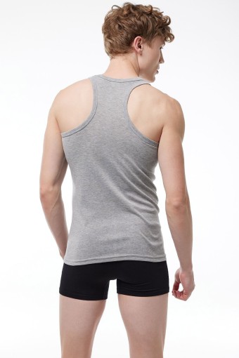 Anıt Erkek Ribana Sporcu Atlet - Gri - XL - Thumbnail (2)