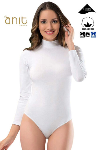 ANIT - Anıt Kadın Çıtçıtlı Body Balıkçı Yaka Uzun Kollu (1) ANIT - Anıt Kadın Çıtçıtlı Body Balıkçı Yaka Uzun Kollu (1)