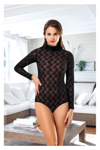 ANIT - Anıt Kadın Çıtçıtlı Body Balıkçı Yaka Uzun Kollu Dantel ANIT - Anıt Kadın Çıtçıtlı Body Balıkçı Yaka Uzun Kollu Dantel