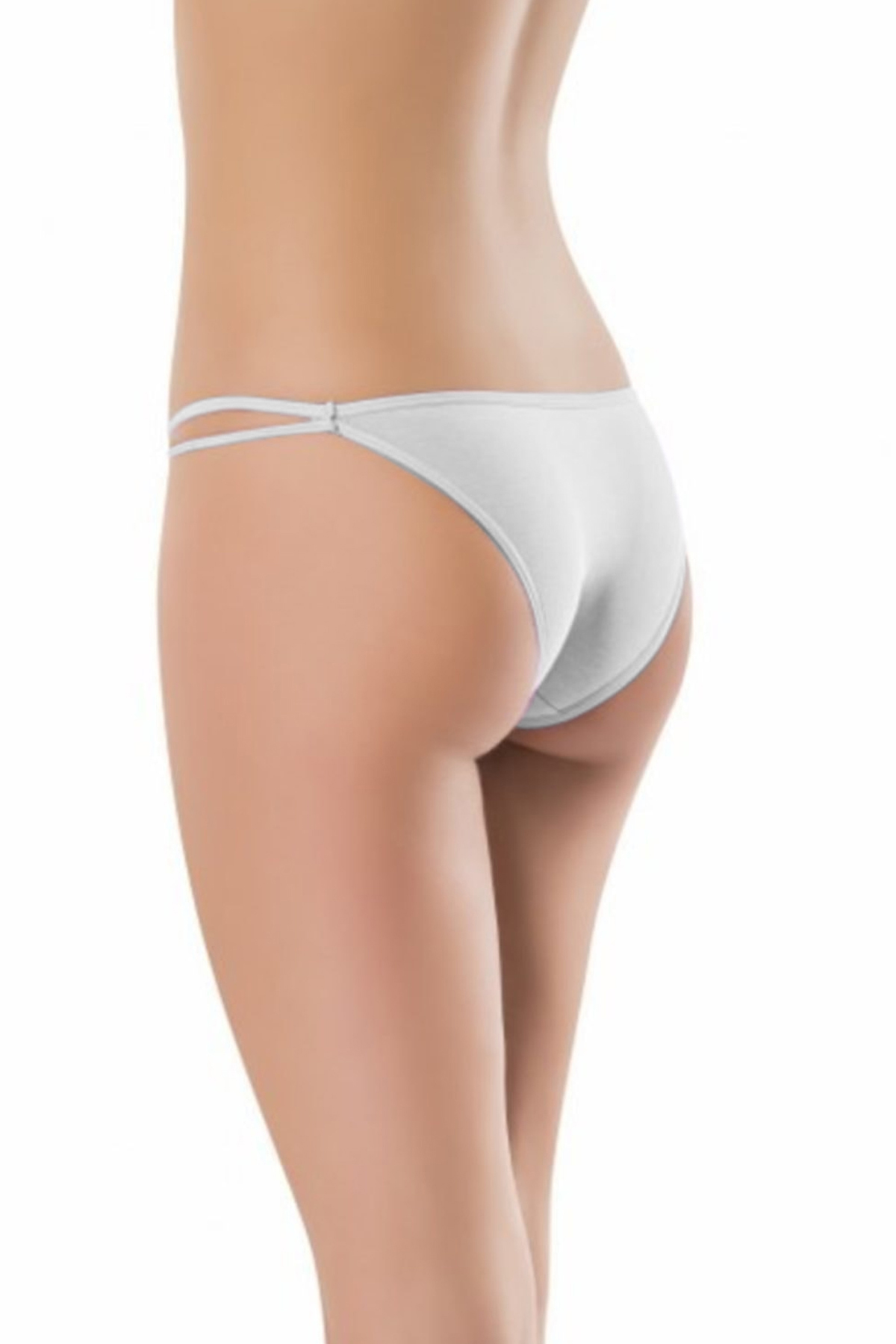Anıt Kadın Düz İp Detaylı Pamuk Slip Külot - Thumbnail