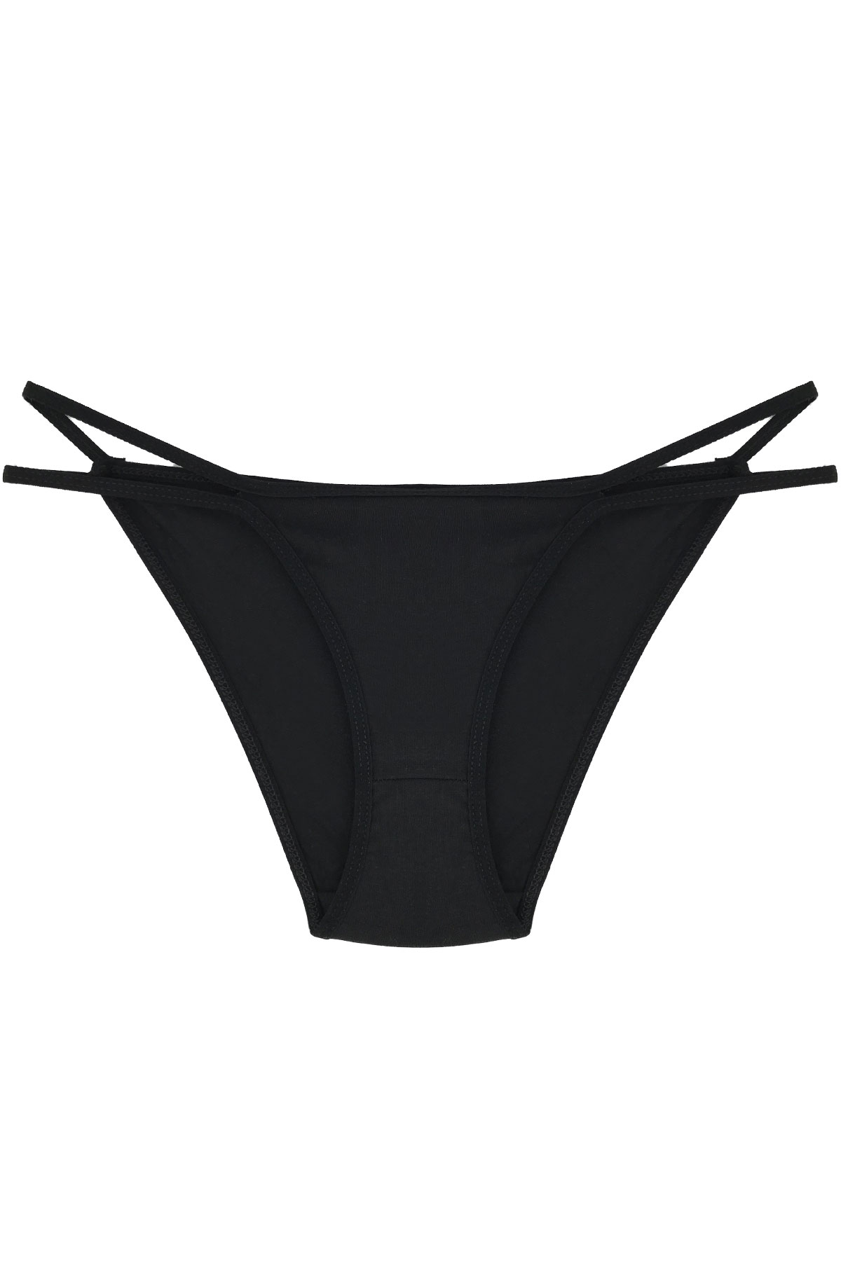 Anıt Kadın Düz İp Detaylı Pamuk Slip Külot - Thumbnail