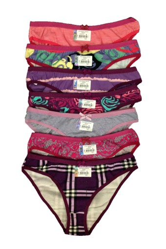 ANIT OUTLET - Anıt Kadın Fiyonklu Desenli Pamuk Slip Külot (1)