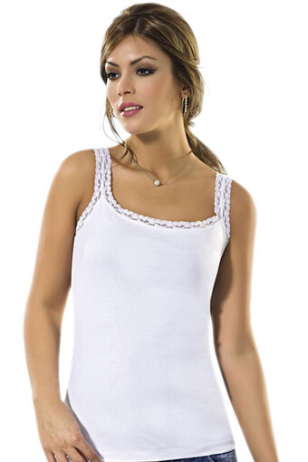 ANIT - Anıt Kadın İp Dantel Askılı Pamuk Atlet