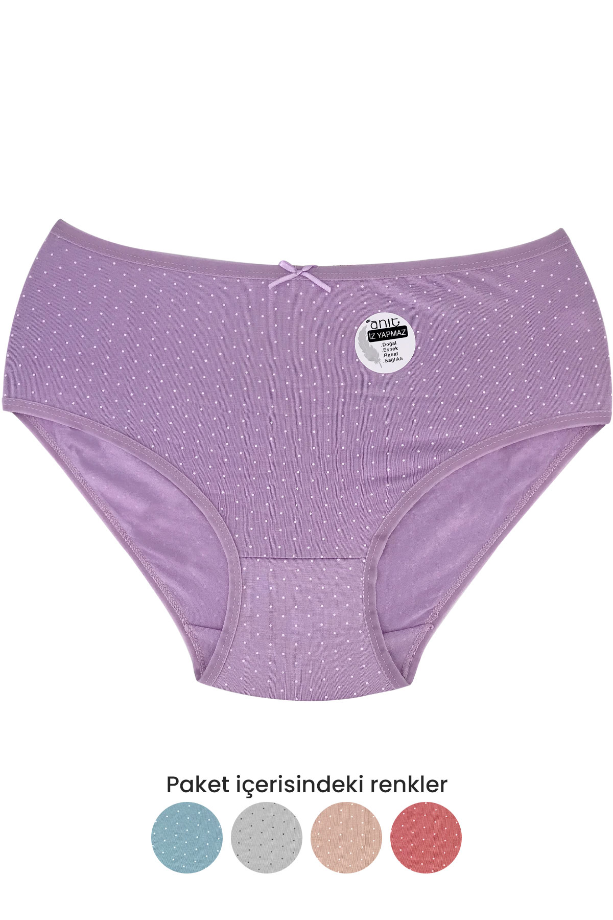 Anıt Kadın İz Yapmaz Bato Külot Puantiyeli - Thumbnail