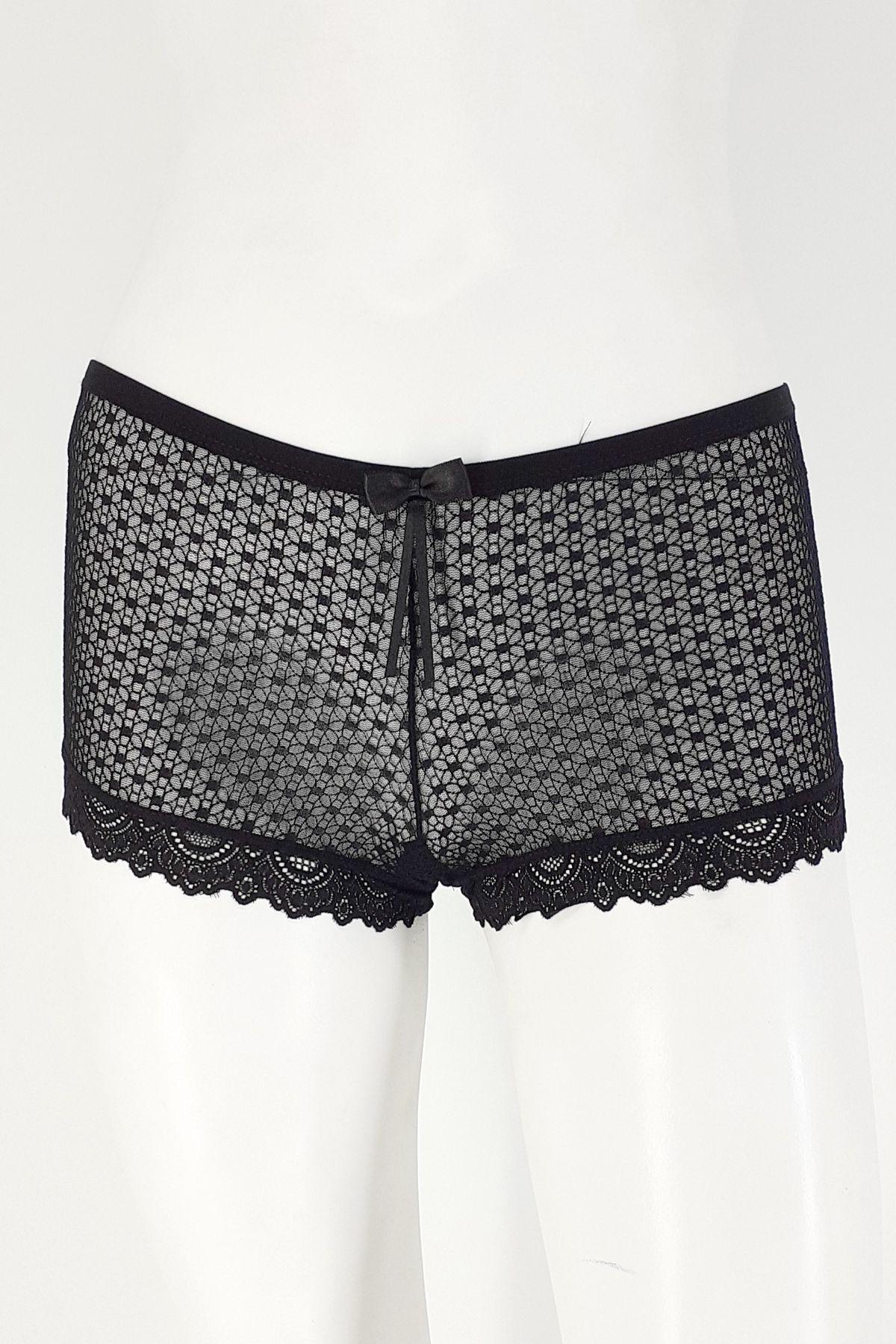 Anıt Kadın Pötikare Tül Slip Külot - Thumbnail