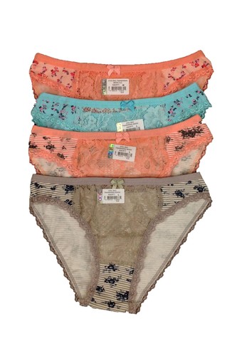 ANIT - Anıt Kadın Ön Transparan Desenli Pamuk Slip Külot