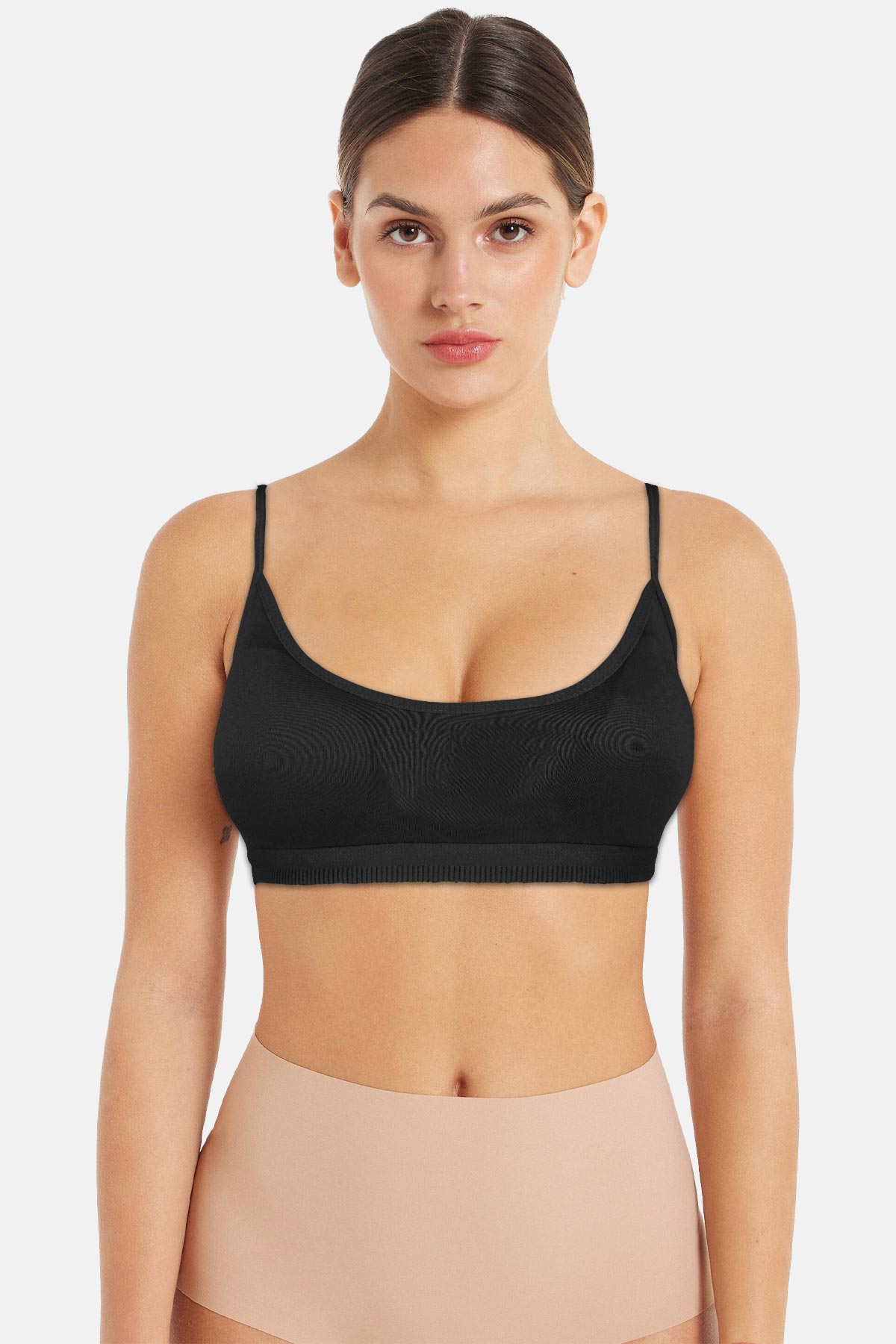 Anıt Kadın Tek Büstiyer Pedli İp Askılı Bambu - Thumbnail