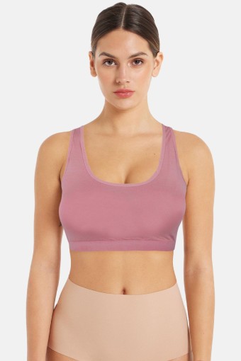 ANIT - Anıt Kadın Tek Büstiyer Pedli Kalın Askılı Bambu - Pembe - 100-105