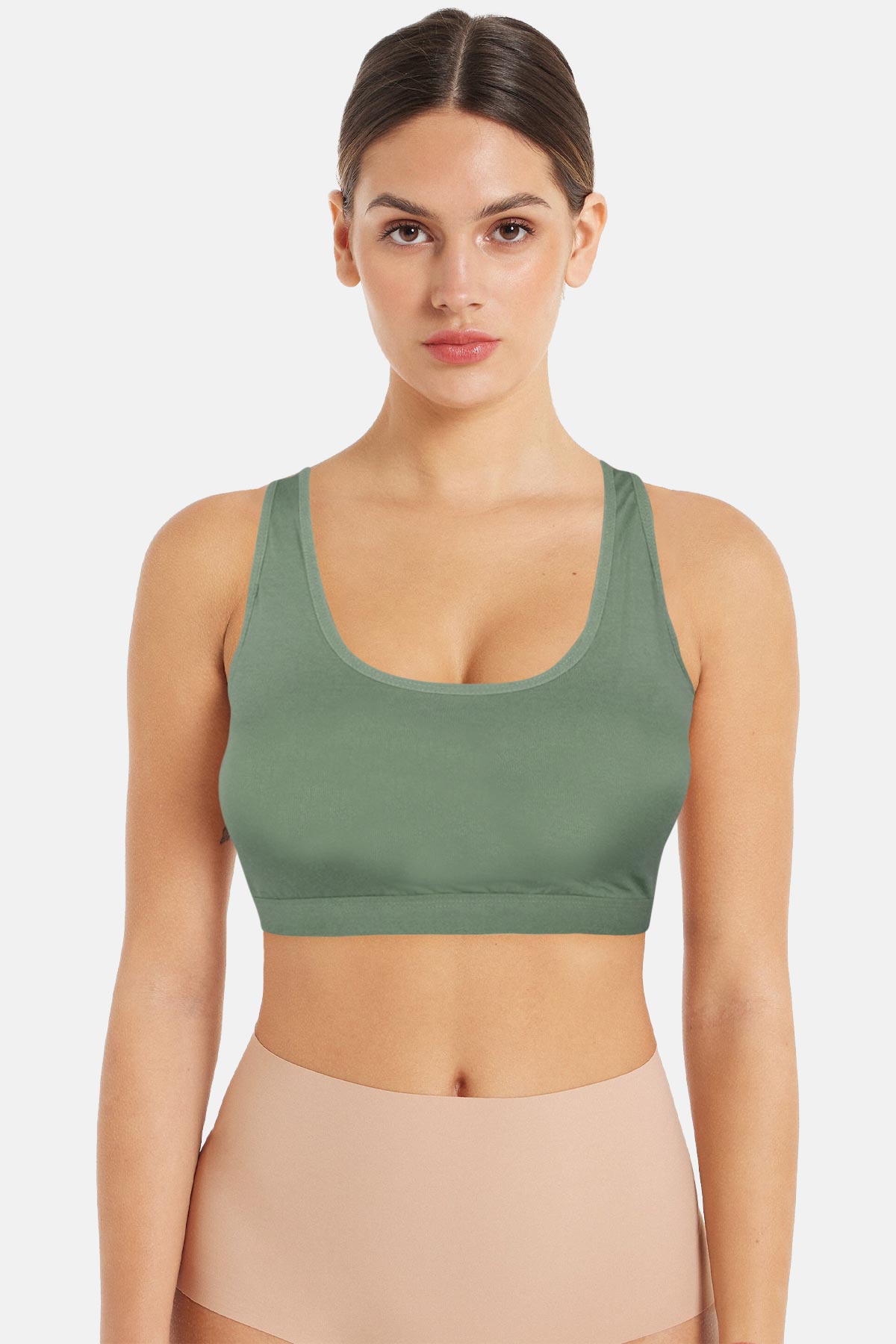 Anıt Kadın Tek Büstiyer Pedli Kalın Askılı Bambu - Thumbnail