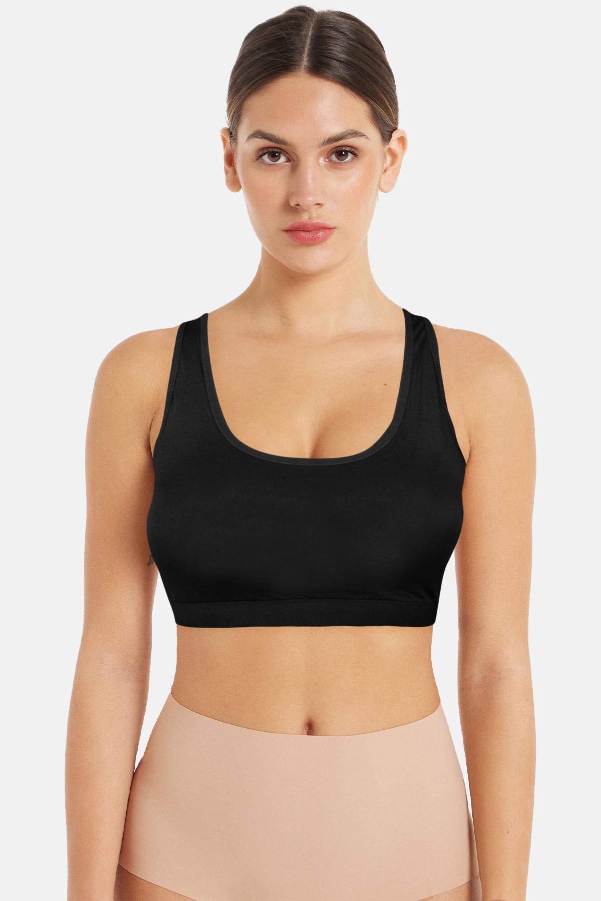 Anıt Kadın Tek Büstiyer Pedli Kalın Askılı Bambu - Thumbnail