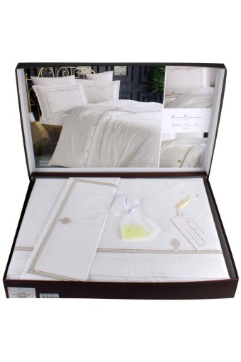 ANNA KARINA - Anna Karina Platin Nevresim Takımı 6 Parça (1)