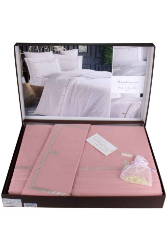 ANNA KARINA - Anna Karina Platin Nevresim Takımı 6 Parça