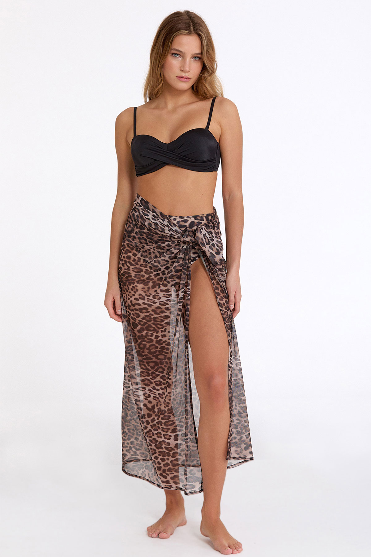 Argento Kadın Deniz Eteği Uzun Tül - Thumbnail