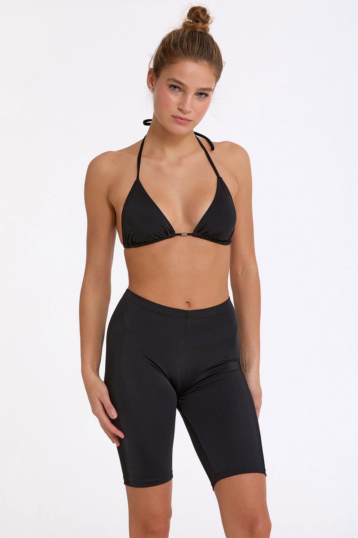 Argento Kadın Deniz Taytı - Siyah - Thumbnail