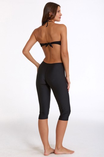 ARGENTO - Argento Kadın Kapri Deniz Taytı - Siyah (1)