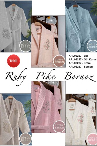 ARLİVA - Arliva Bornoz Set Pike Ruby (1)