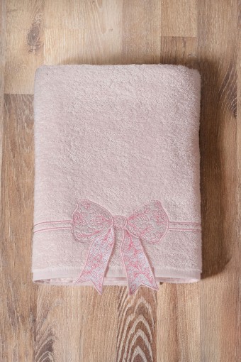 ARLİVA - Arliva El-Yüz Havlusu Bukle Nakışlı 50x85 3D Fiyonk (1)