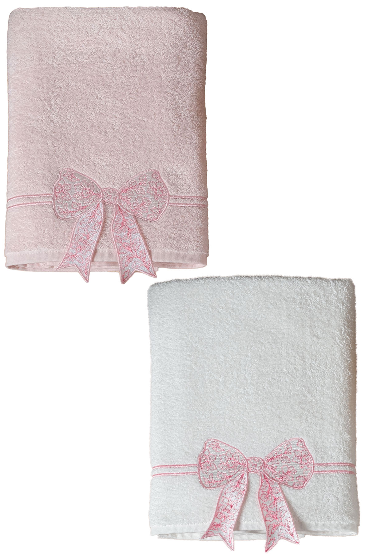 Arliva Mutfak Havlusu Bukle Nakışlı 30x50 3D Fiyonk - Thumbnail