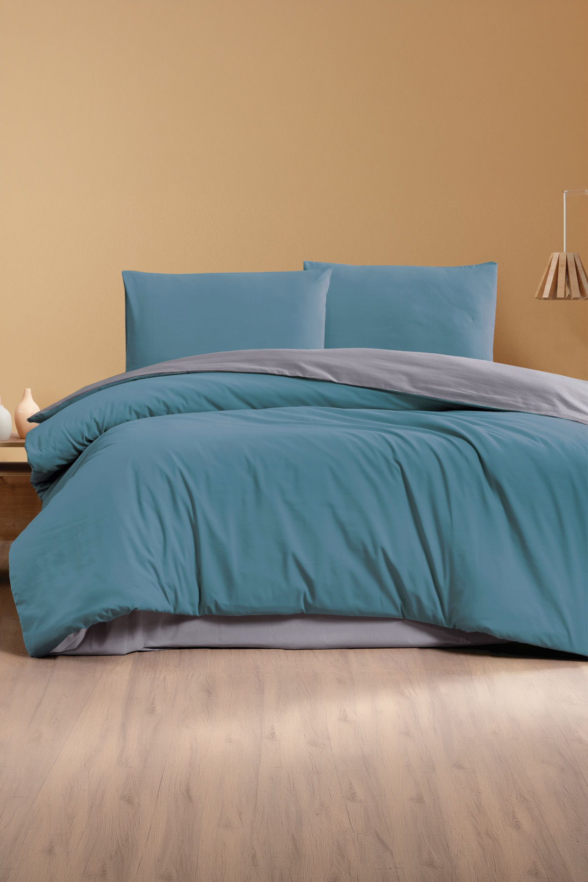 Arliva Nevresim Takımı Ranforce Tek Kişilik Düz - Thumbnail