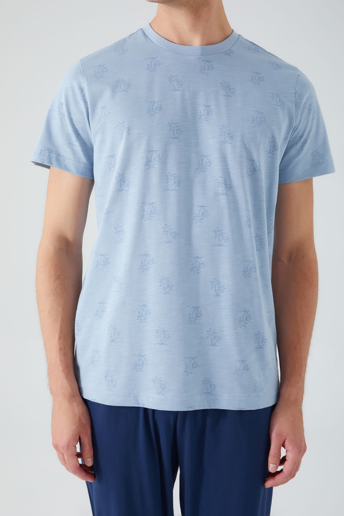 Arnetta Erkek Kısa Kollu Pijama Takımı Süprem Aile Kombin - V2 - Thumbnail