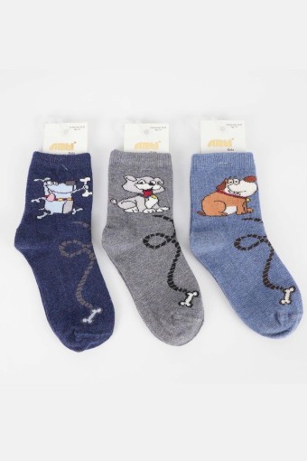 ARTI - Artı Erkek Çocuk Soket Çorap Ayzek Pamuklu