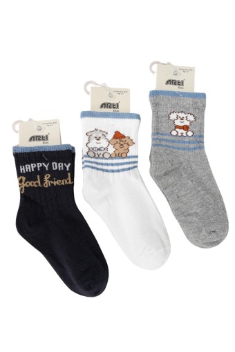 ARTI - Artı Erkek Çocuk Soket Çorap Perro