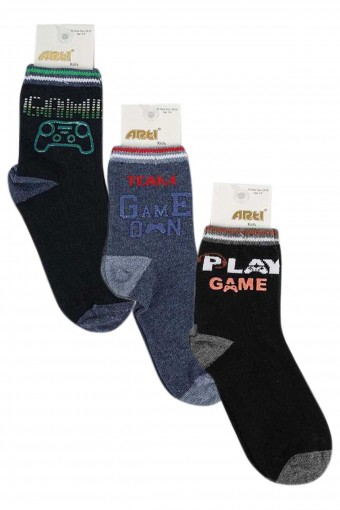 ARTI - Artı Erkek Çocuk Soket Çorap Zeki