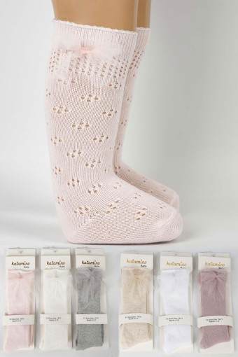 ARTI - Artı Kız Bebek İnce Dizaltı Çorap Niblo Aks. File